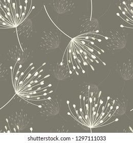 Abstract floral seamless pattern background