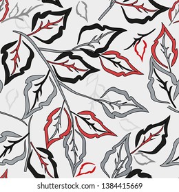 Abstract floral seamless pattern background