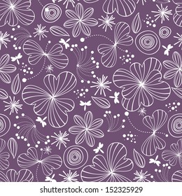 Abstract floral seamless pattern background vector illustration