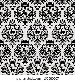 Abstract floral seamless pattern background vector illustration