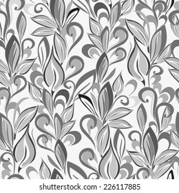 Abstract floral seamless pattern background