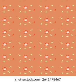 Abstract floral seamless pattern background 