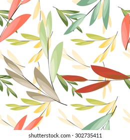 Abstract floral seamless pattern background