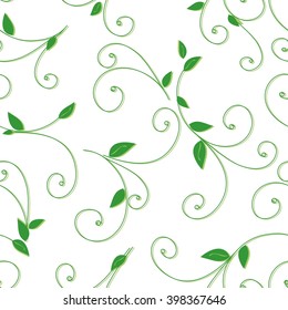 Abstract floral seamless pattern background