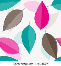 Abstract floral seamless pattern background