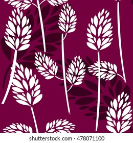 Abstract floral seamless pattern background