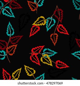 Abstract floral seamless pattern background