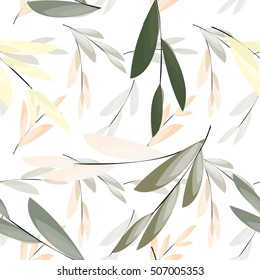 Abstract floral seamless pattern background