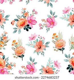 Resumen del patrón floral sin costuras. Colores claros, pintura en un fondo claro. 