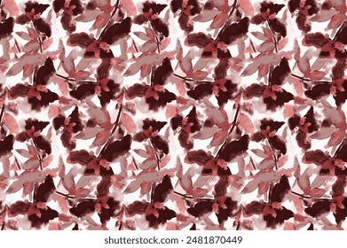 Abstractas patrón floral sin costuras. Colores brillantes, pintura sobre un fondo claro