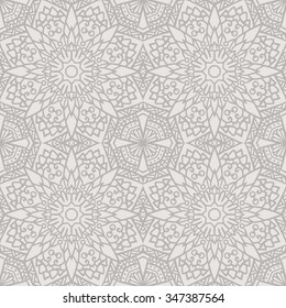 Abstract floral seamless pattern. Contains all kind of styles from retro to complex mandala decorations. Great for wallpapers, backgrounds, wrapping paper, surface textures.