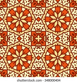 Abstract floral seamless pattern. Contains all kind of styles from retro to complex mandala decorations. Great for wallpapers, backgrounds, wrapping paper, surface textures.