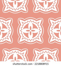 Abstract floral seamless pattern, creative floral background illustration for design