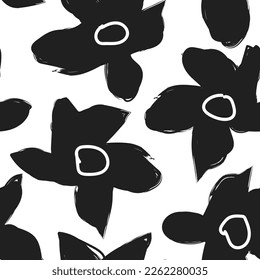 Abstract Floral seamless pattern design for fashion textiles, graphics, backgrounds and crafts