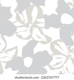 Abstract Floral seamless pattern design for fashion textiles, graphics, backgrounds and crafts