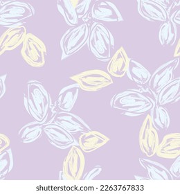 Abstract Floral seamless pattern design for fashion textiles, graphics, backgrounds and crafts