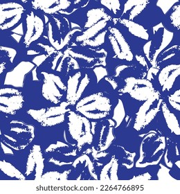 Abstract Floral seamless pattern design for fashion textiles, graphics, backgrounds and crafts