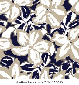 Abstract Floral seamless pattern design for fashion textiles, graphics, backgrounds and crafts