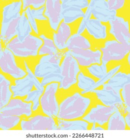 Resumen Diseño de patrones sin costura floral para textiles de moda, gráficos, fondos y artesanías