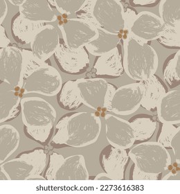 Abstract Floral seamless pattern design for fashion textiles, graphics, backgrounds and crafts