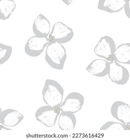 Abstract Floral seamless pattern design for fashion textiles, graphics, backgrounds and crafts