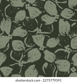 Abstract Floral seamless pattern design for fashion textiles, graphics, backgrounds and crafts