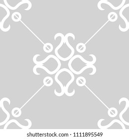 abstract floral seamless pattern with flowers, netting and leaves