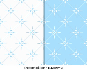 abstract floral seamless pattern with flowers, netting and leaves