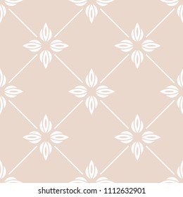 abstract floral seamless pattern with flowers, netting and leaves
