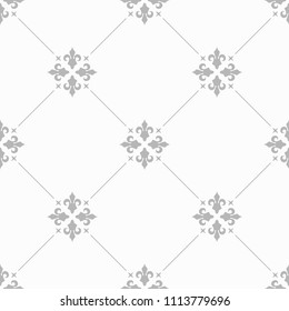 abstract floral seamless pattern with flowers, netting and leaves