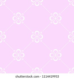 abstract floral seamless pattern with flowers, netting and leaves
