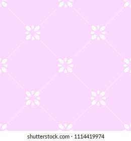 abstract floral seamless pattern with flowers, netting and leaves