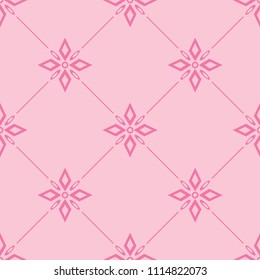 abstract floral seamless pattern with flowers, netting and leaves