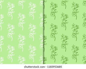 abstract floral seamless pattern with flowers