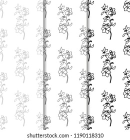 abstract floral seamless pattern with flowers