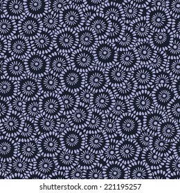 Abstract floral seamless pattern . Flowers texture.