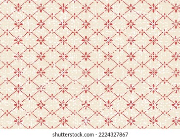 patrón abstracto floral sin costuras con flores, redes y hojas,Patrón decorativo para el fondo, baldosas y textiles. Se monta a partir de piezas modulares. Vector. Sin inconveniente.