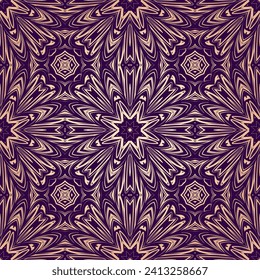 Abstract floral seamless pattern. geometry, mandala design. vector. for invitation, bridal, wedding, wallpaper.