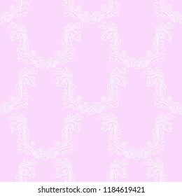 abstract floral seamless pattern with leaves