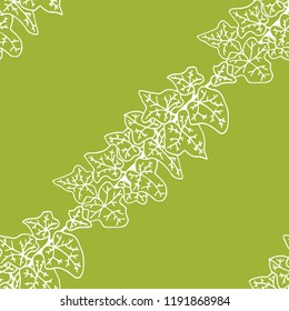 abstract floral seamless pattern with leaves, ivy