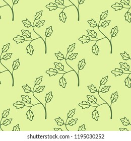 abstract floral seamless pattern with leaves