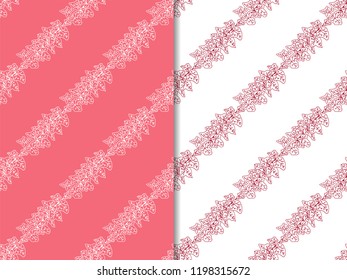 abstract floral seamless pattern with leaves, ivy