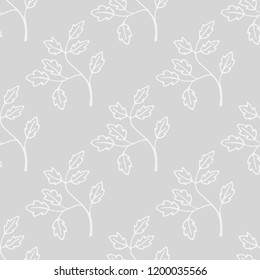 abstract floral seamless pattern with leaves
