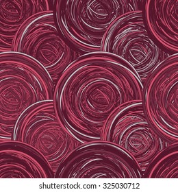 Patrón Abstracto Floral Sin Marea. Colores de Marsala. Ilustración vectorial.  EPS 10