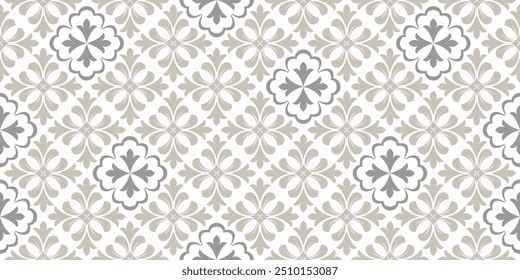 Abstract floral seamless pattern. Modern stylish texture repeating. Vector background.