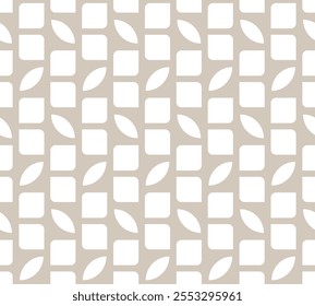 Abstract floral seamless pattern. Modern stylish texture repeating. Vector background.