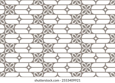 Abstract floral seamless pattern. Modern stylish texture repeating. Vector background.