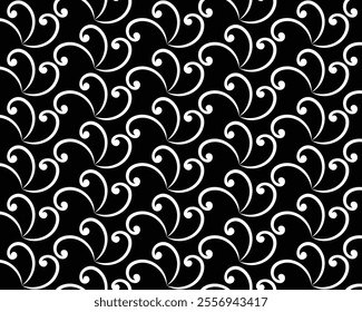 Abstract floral seamless pattern. Modern stylish texture repeating. Vector background.