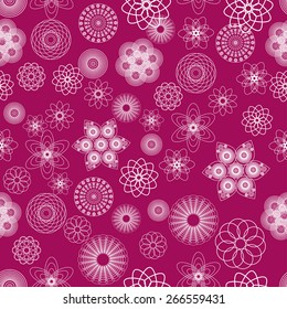 abstract floral seamless pattern . not clipping mask