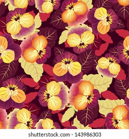 Abstract floral seamless pattern. Oriental asian lightning ornament. Flower background